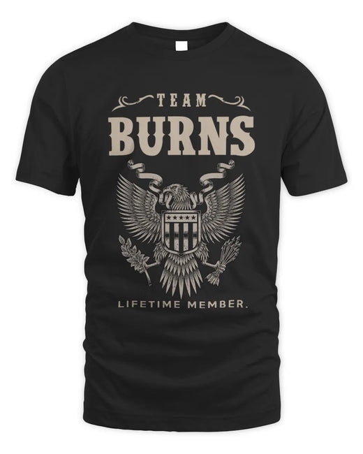 BURNS TP06-K82 – Personalized Classic Style Apparel “Team NAME Lifetime Member”