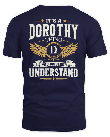 DOROTHY KT06-M008 It’s a [NAME] Thing – You Wouldn’t Understand | Personalized Vintage T-Shirt - Unisex Standard T-Shirt - Navy