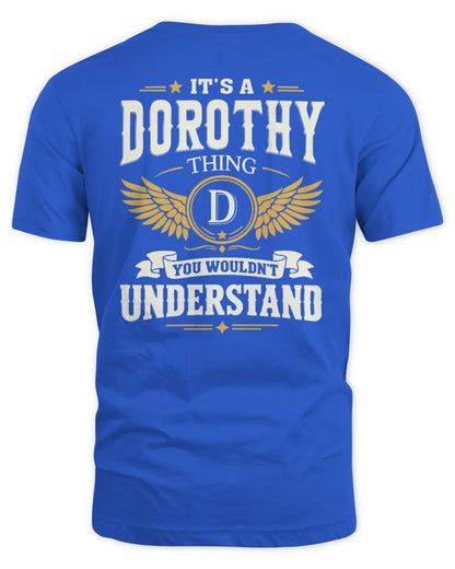 DOROTHY KT06-M008 It’s a [NAME] Thing – You Wouldn’t Understand | Personalized Vintage T-Shirt - Unisex Standard T-Shirt - Royal