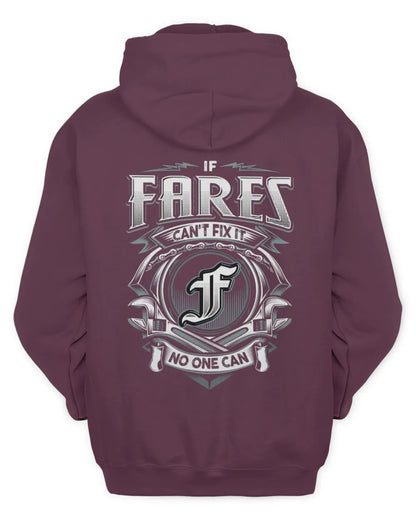 FARES AP81-K4-626 - Personalized Ahmed Quote Apparel “If Ahmed Can't Fix It, No One Can” - Unisex Hoodie - Maroon