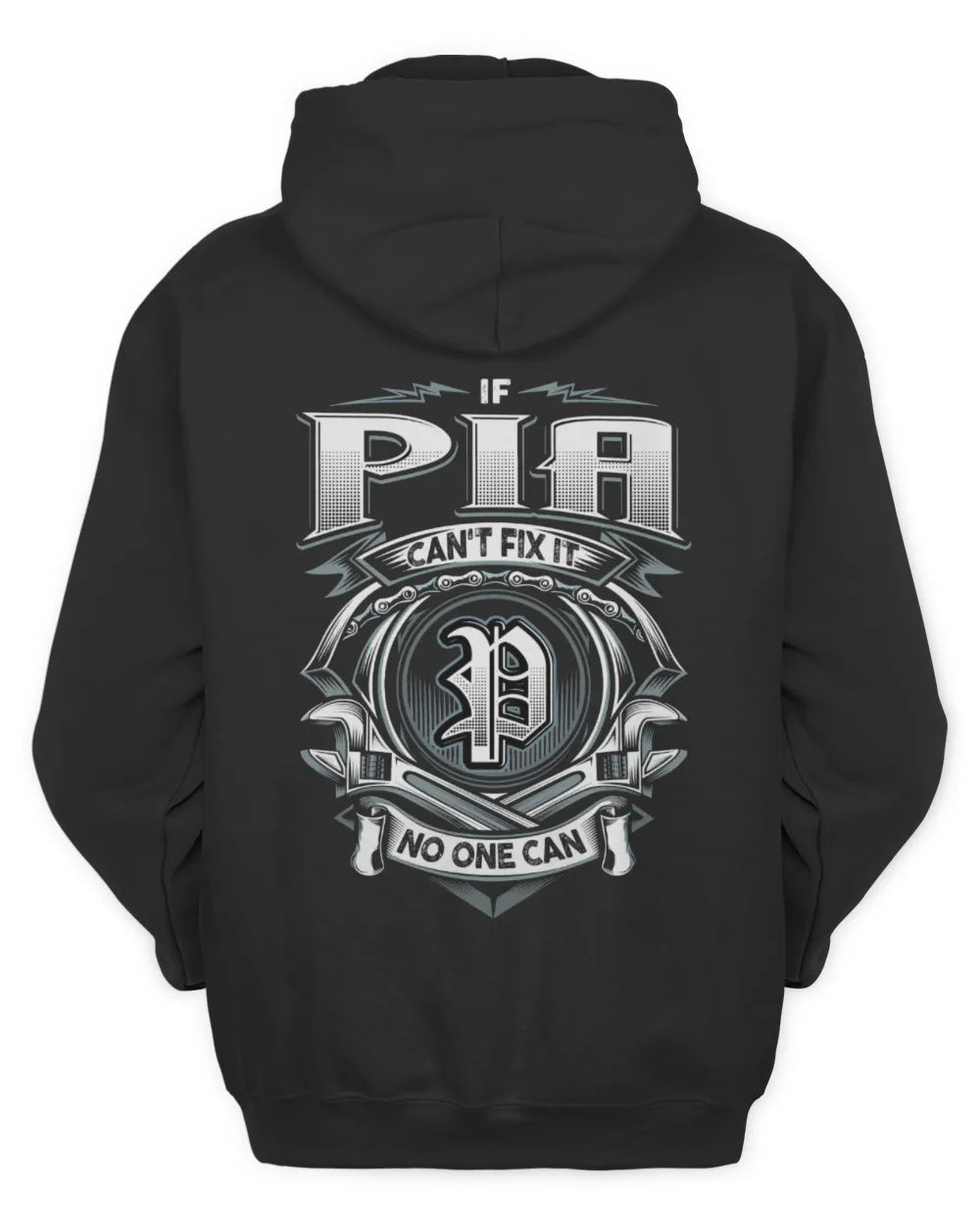 PIA AP81-K4-626 - Personalized Ahmed Quote Apparel “If Ahmed Can't Fix It, No One Can” - Unisex Hoodie - Black