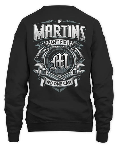 MARTINS AP81-K4-626 - Personalized Ahmed Quote Apparel “If Ahmed Can't Fix It, No One Can” - Unisex Sweatshirt - Black
