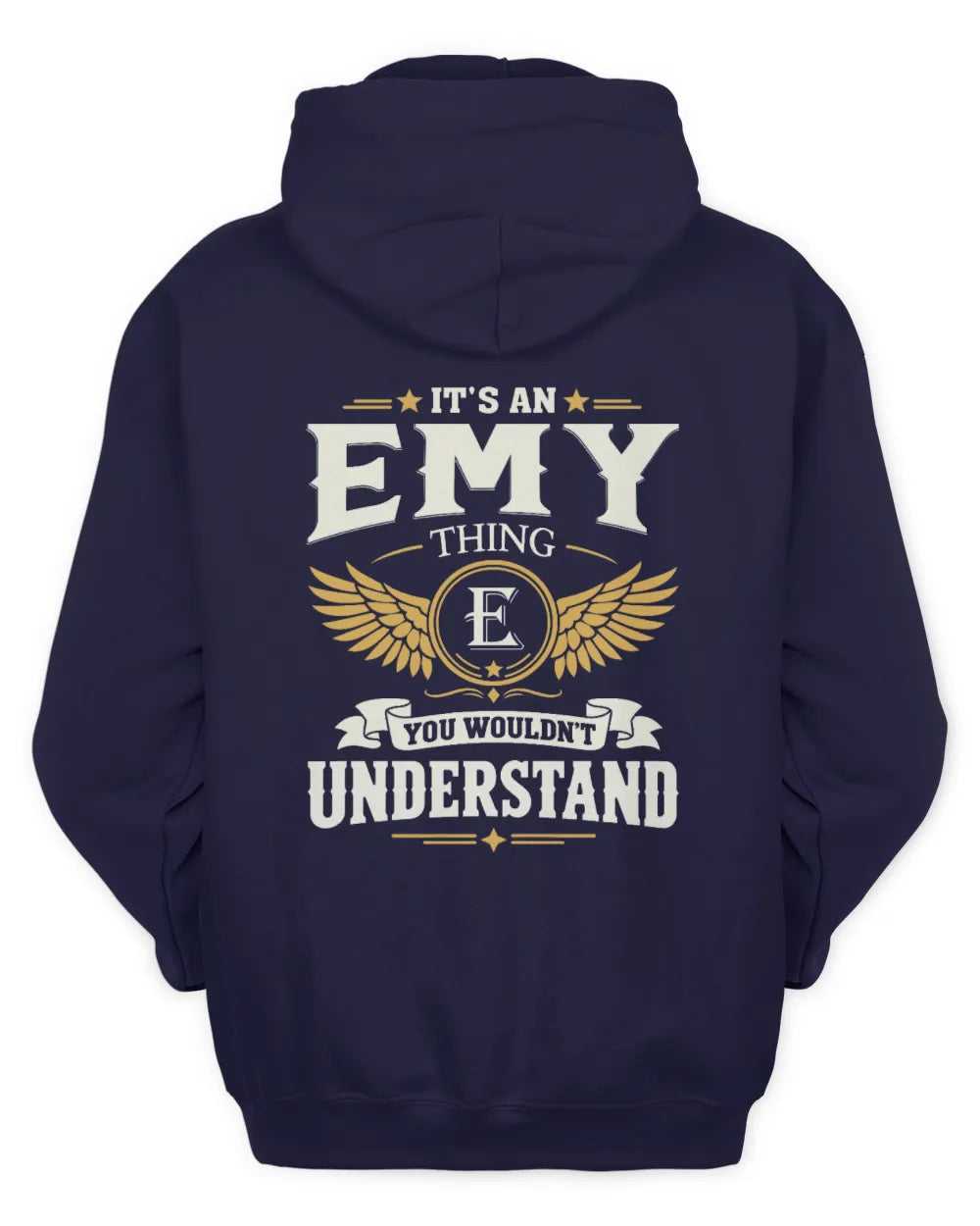 EMY KT06-M008 It’s a [NAME] Thing – You Wouldn’t Understand | Personalized Vintage T-Shirt - Unisex Hoodie - Navy