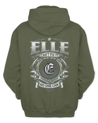 ELLE AP81-K4-626 - Personalized Ahmed Quote Apparel “If Ahmed Can't Fix It, No One Can” - Unisex Hoodie - Military Green