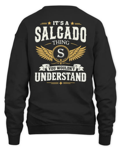 SALGADO KT06-M008 It’s a [NAME] Thing – You Wouldn’t Understand | Personalized Vintage T-Shirt - Unisex Sweatshirt - Black