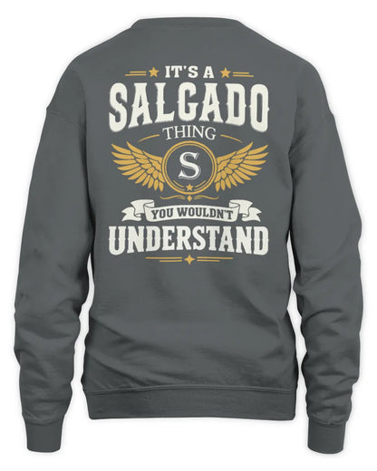 SALGADO KT06-M008 It’s a [NAME] Thing – You Wouldn’t Understand | Personalized Vintage T-Shirt - Unisex Sweatshirt - Charcoal