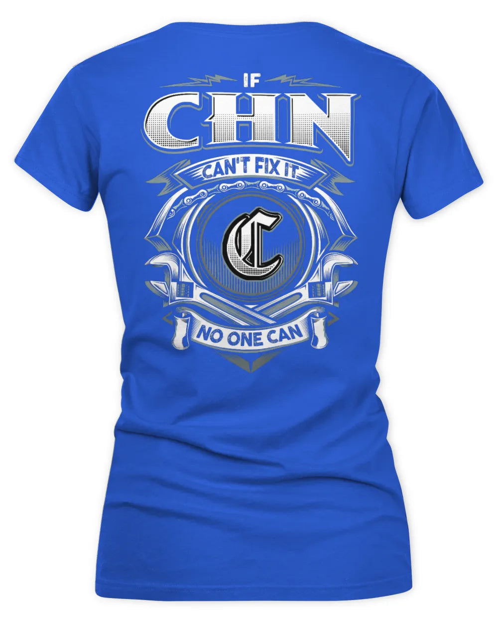 CHN AP81-K4-626 - Personalized Ahmed Quote Apparel “If Ahmed Can't Fix It, No One Can” - Women's V-Neck T-Shirt - Royal