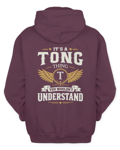 TONG KT06-M008 It’s a [NAME] Thing – You Wouldn’t Understand | Personalized Vintage T-Shirt - Unisex Hoodie - Maroon