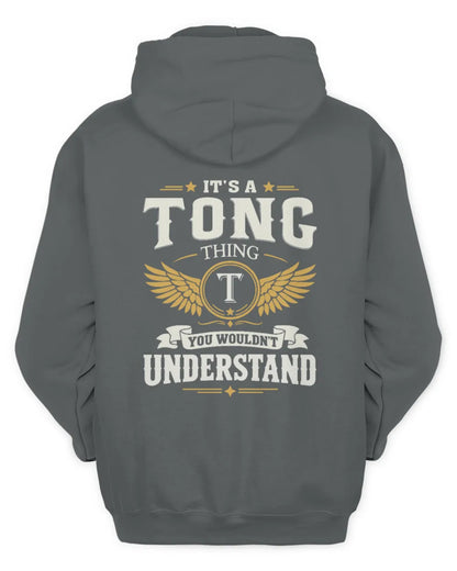 TONG KT06-M008 It’s a [NAME] Thing – You Wouldn’t Understand | Personalized Vintage T-Shirt - Unisex Hoodie - Charcoal