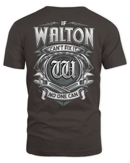 WALTON AP81-K4-626 - Personalized Ahmed Quote Apparel “If Ahmed Can't Fix It, No One Can” - Unisex Standard T-Shirt - Dark Chocolate