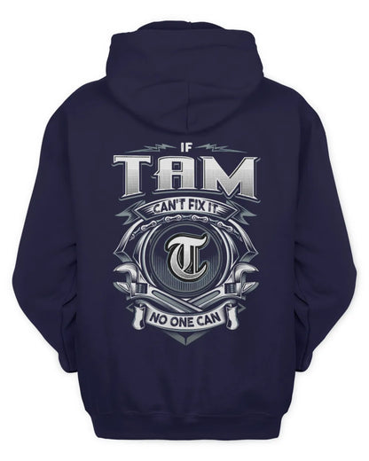TAM AP81-K4-626 - Personalized Ahmed Quote Apparel “If Ahmed Can't Fix It, No One Can” - Unisex Hoodie - Navy