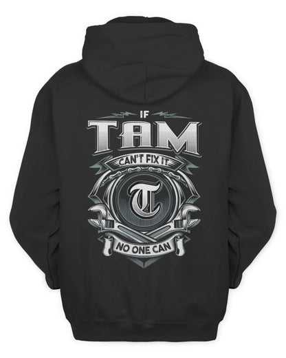 TAM AP81-K4-626 - Personalized Ahmed Quote Apparel “If Ahmed Can't Fix It, No One Can” - Unisex Hoodie - Black