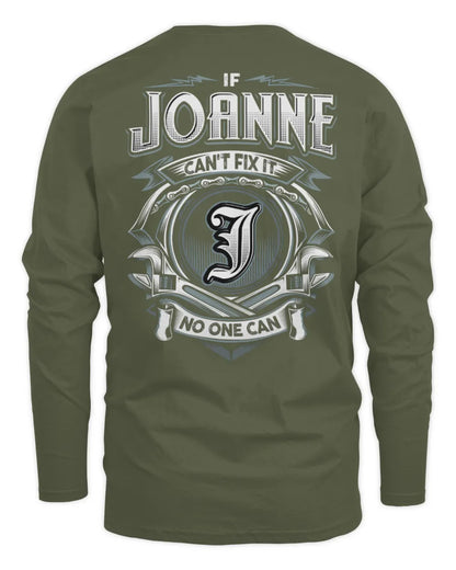 JOANNE AP81-K4-626 - Personalized Ahmed Quote Apparel “If Ahmed Can't Fix It, No One Can” - Men's Long Sleeved T-Shirt - Military Green
