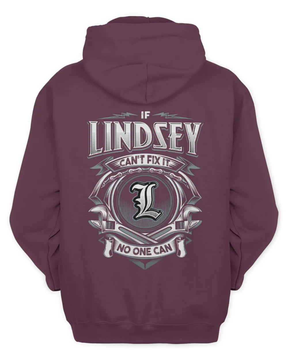 LINDSEY AP81-K4-626 - Personalized Ahmed Quote Apparel “If Ahmed Can't Fix It, No One Can” - Unisex Hoodie - Maroon