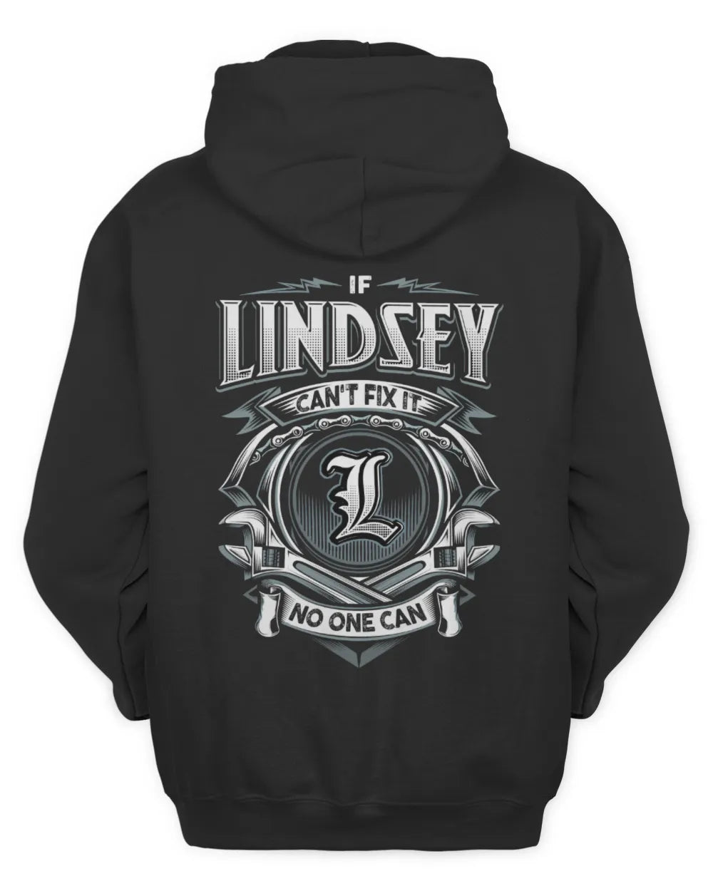 LINDSEY AP81-K4-626 - Personalized Ahmed Quote Apparel “If Ahmed Can't Fix It, No One Can” - Unisex Hoodie - Black