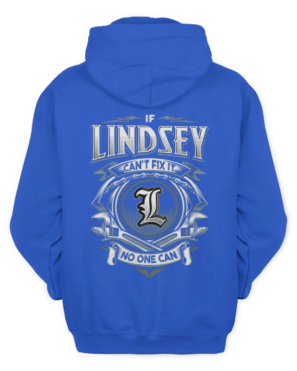 LINDSEY AP81-K4-626 - Personalized Ahmed Quote Apparel “If Ahmed Can't Fix It, No One Can” - Unisex Hoodie - Royal