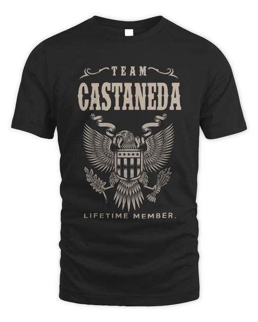 CASTANEDA TP06-K82 – Personalized Classic Style Apparel “Team NAME Lifetime Member”