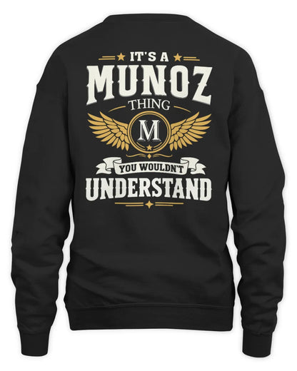 MUNOZ KT06-M008 It’s a [NAME] Thing – You Wouldn’t Understand | Personalized Vintage T-Shirt - Unisex Sweatshirt - Black