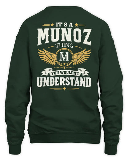 MUNOZ KT06-M008 It’s a [NAME] Thing – You Wouldn’t Understand | Personalized Vintage T-Shirt - Unisex Sweatshirt - Forest Green