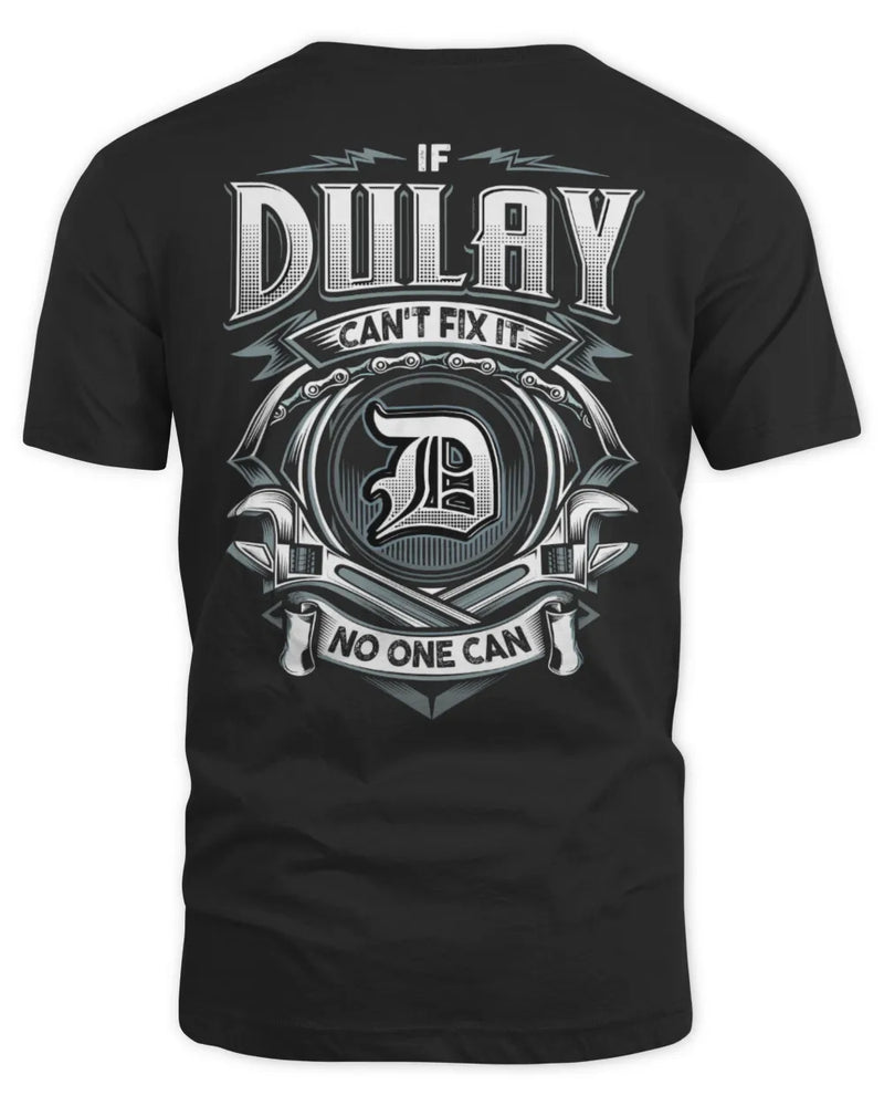 DULAY AP81-K4-626 - Personalized Ahmed Quote Apparel “If Ahmed Can't Fix It, No One Can” - Unisex Standard T-Shirt - Black