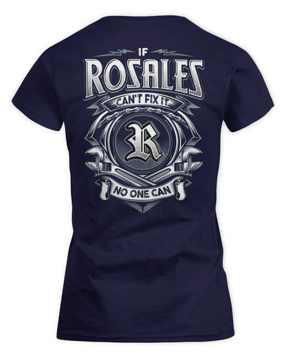 ROSALES AP81-K4-626 - Personalized Ahmed Quote Apparel “If Ahmed Can't Fix It, No One Can” - Women's Standard T-Shirt - Navy