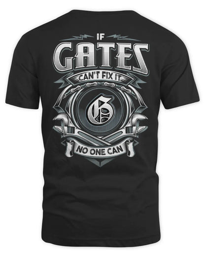 GATES AP81-K4-626 - Personalized Ahmed Quote Apparel “If Ahmed Can't Fix It, No One Can” - Unisex Standard T-Shirt - Black