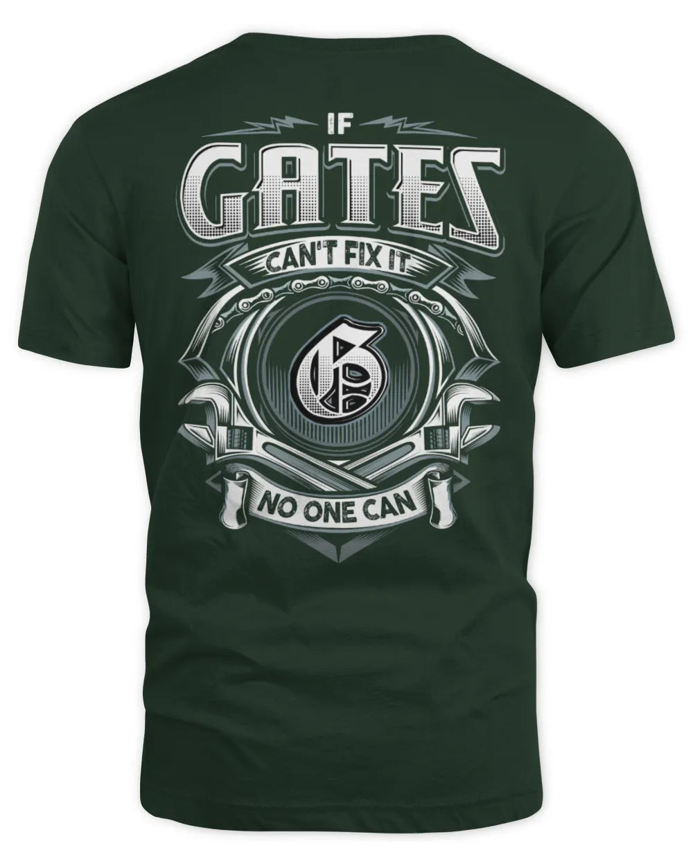 GATES AP81-K4-626 - Personalized Ahmed Quote Apparel “If Ahmed Can't Fix It, No One Can” - Unisex Standard T-Shirt - Forest Green