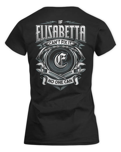 ELISABETTA AP81-K4-626 - Personalized Ahmed Quote Apparel “If Ahmed Can't Fix It, No One Can” - Women's Standard T-Shirt - Black