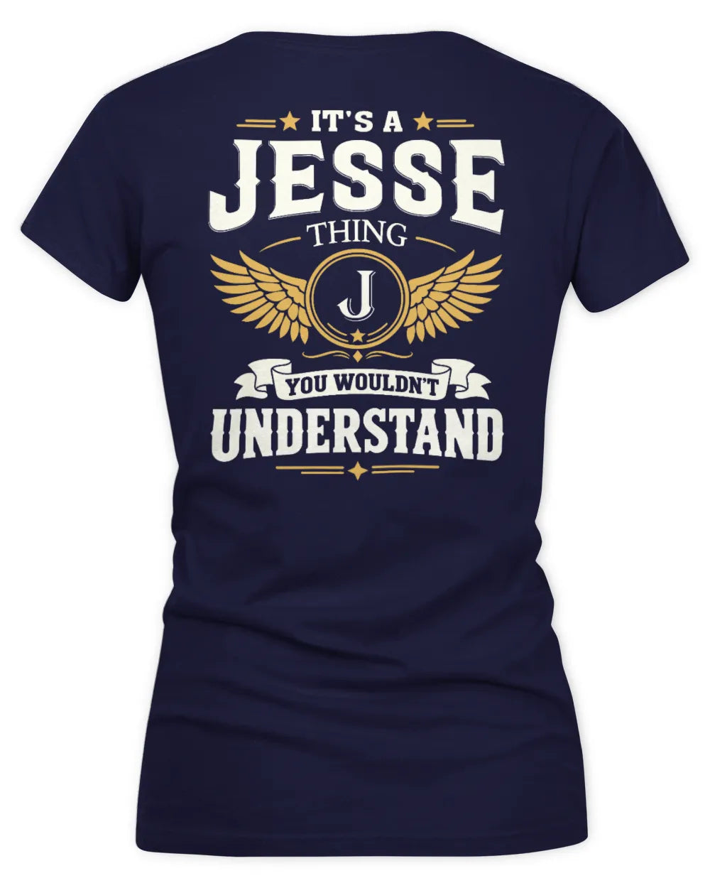 JESSE KT06-M008 It’s a [NAME] Thing – You Wouldn’t Understand | Personalized Vintage T-Shirt - Women's V-Neck T-Shirt - Navy