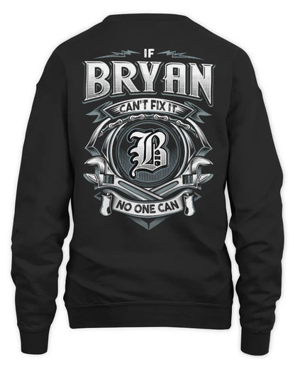 BRYAN AP81-K4-626 - Personalized Ahmed Quote Apparel “If Ahmed Can't Fix It, No One Can” - Unisex Sweatshirt - Black