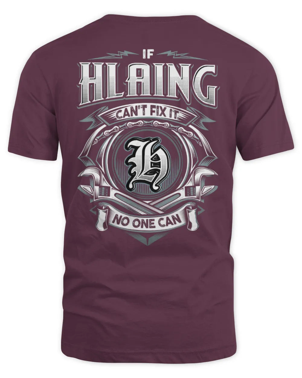 HLAING AP81-K4-626 - Personalized Ahmed Quote Apparel “If Ahmed Can't Fix It, No One Can” - Unisex Standard T-Shirt - Maroon