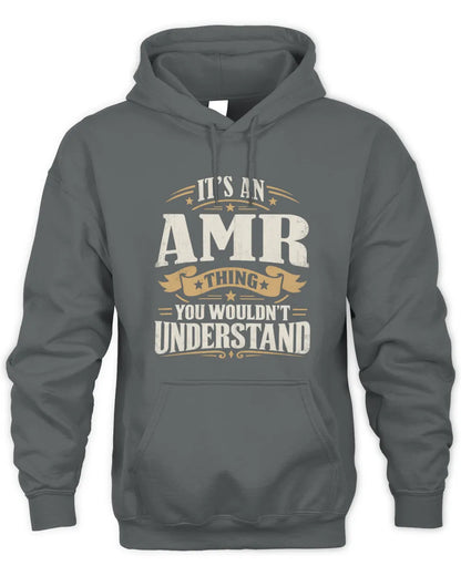 AMR P08 TH51 - Personalized “It’s a/an [NAME] Thing – You Wouldn’t Understand” Shirt - Unisex Hoodie - Charcoal