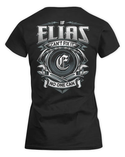 ELIAS AP81-K4-626 - Personalized Ahmed Quote Apparel “If Ahmed Can't Fix It, No One Can” - Women's Standard T-Shirt - Black