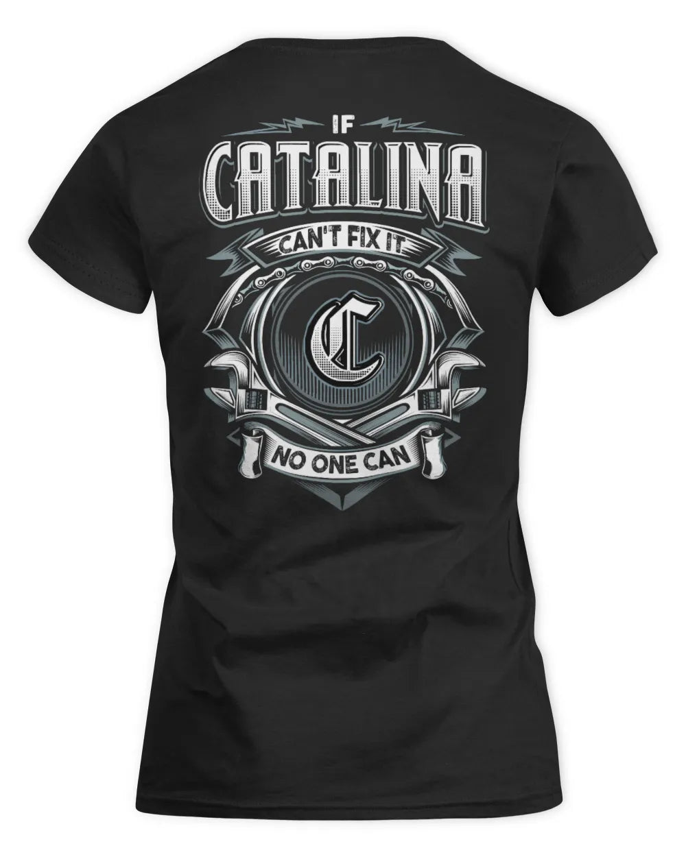 CATALINA AP81-K4-626 - Personalized Ahmed Quote Apparel “If Ahmed Can't Fix It, No One Can” - Women's Standard T-Shirt - Black