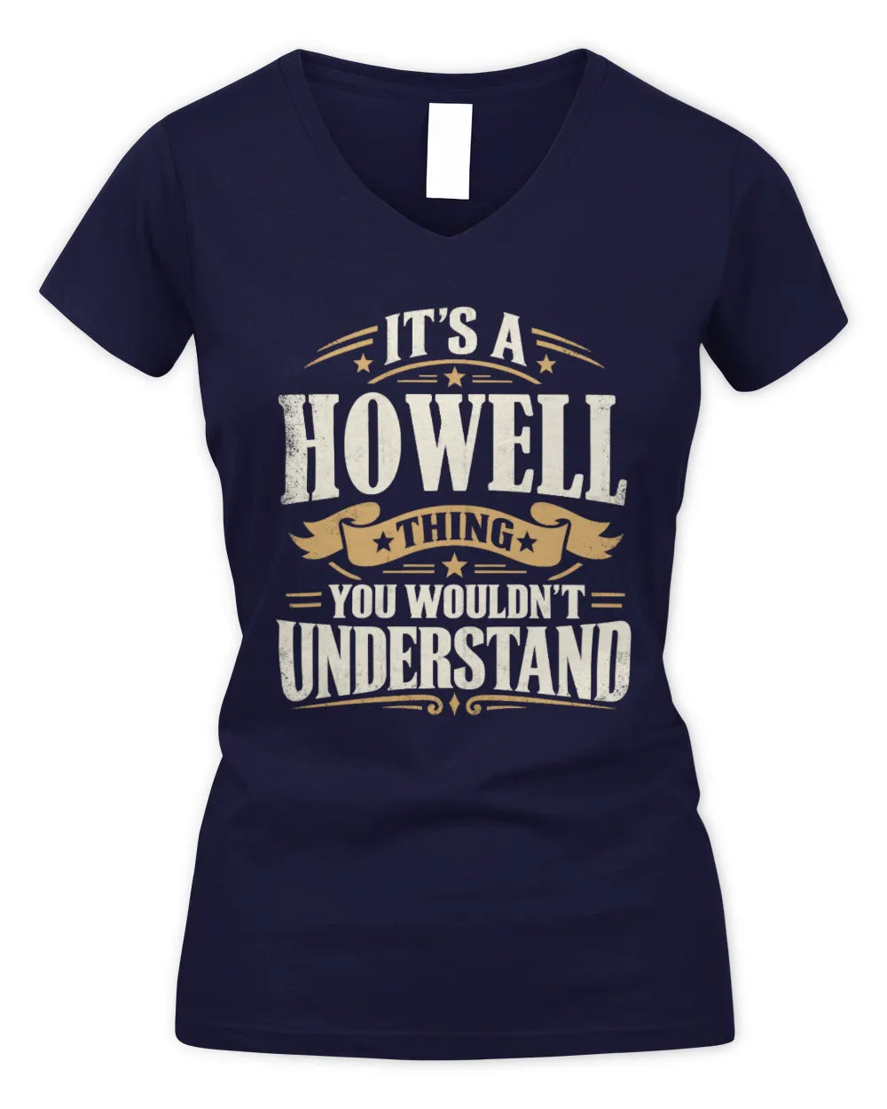 HOWELL P08 TH51 - Personalized “It’s a/an [NAME] Thing – You Wouldn’t Understand” Shirt - Women's V-Neck T-Shirt - Navy
