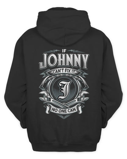 JOHNNY AP81-K4-626 - Personalized Ahmed Quote Apparel “If Ahmed Can't Fix It, No One Can” - Unisex Hoodie - Black