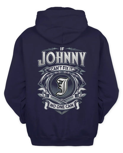 JOHNNY AP81-K4-626 - Personalized Ahmed Quote Apparel “If Ahmed Can't Fix It, No One Can” - Unisex Hoodie - Navy