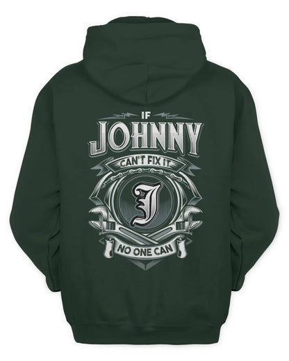 JOHNNY AP81-K4-626 - Personalized Ahmed Quote Apparel “If Ahmed Can't Fix It, No One Can” - Unisex Hoodie - Forest Green