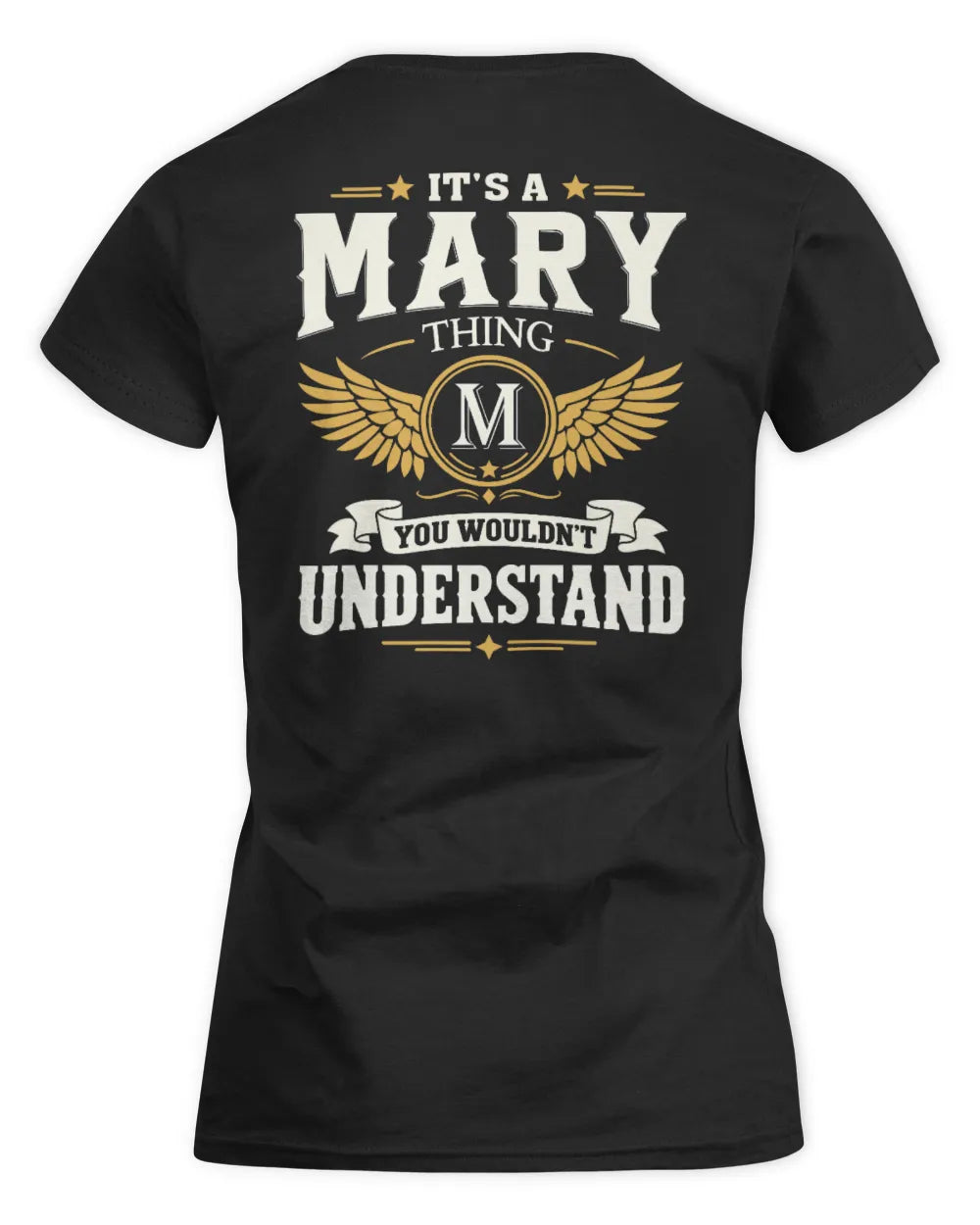 MARY KT06-M008 It’s a [NAME] Thing – You Wouldn’t Understand | Personalized Vintage T-Shirt - Women's Standard T-Shirt - Black