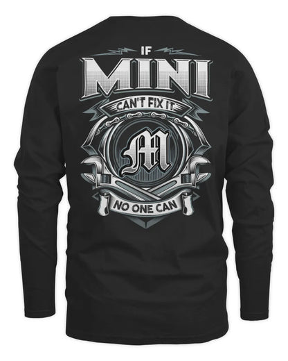 MINI AP81-K4-626 - Personalized Ahmed Quote Apparel “If Ahmed Can't Fix It, No One Can” - Men's Long Sleeved T-Shirt - Black