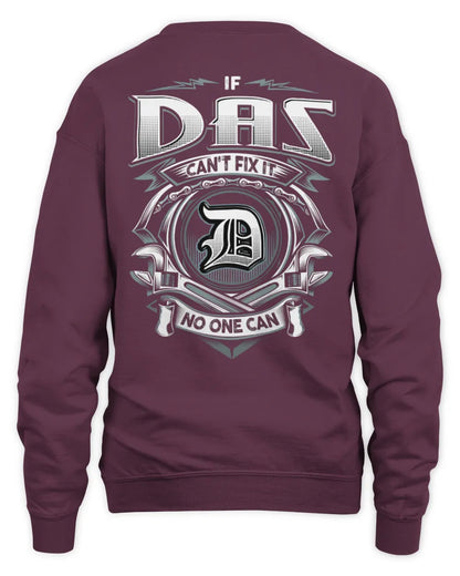 DAS AP81-K4-626 - Personalized Ahmed Quote Apparel “If Ahmed Can't Fix It, No One Can” - Unisex Sweatshirt - Maroon