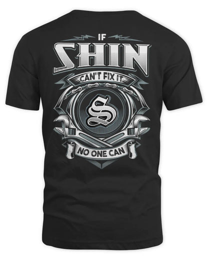 SHIN AP81-K4-626 - Personalized Ahmed Quote Apparel “If Ahmed Can't Fix It, No One Can” - Unisex Standard T-Shirt - Black