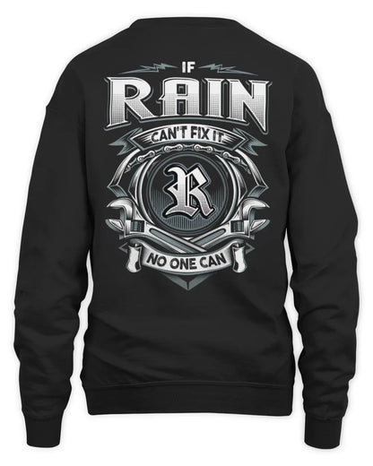 RAIN AP81-K4-626 - Personalized Ahmed Quote Apparel “If Ahmed Can't Fix It, No One Can” - Unisex Sweatshirt - Black