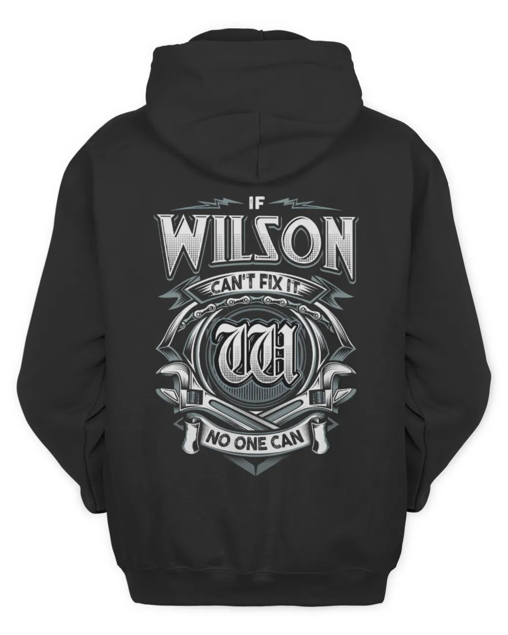 WILSON AP81-K4-626 - Personalized Ahmed Quote Apparel “If Ahmed Can't Fix It, No One Can” - Unisex Hoodie - Black