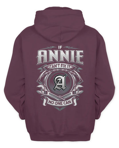 ANNIE AP81-K4-626 - Personalized Ahmed Quote Apparel “If Ahmed Can't Fix It, No One Can” - Unisex Hoodie - Maroon