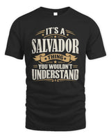 SALVADOR P08 TH51 - Personalized “It’s a/an [NAME] Thing – You Wouldn’t Understand” Shirt - Unisex Standard T-Shirt - Black