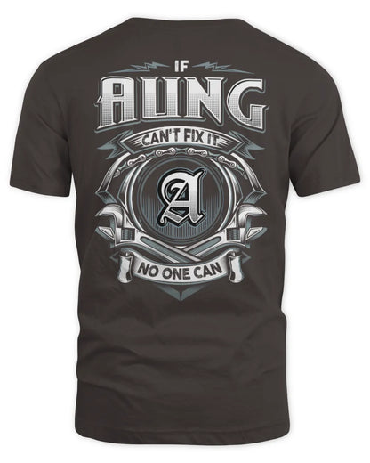 AUNG AP81-K4-626 - Personalized Ahmed Quote Apparel “If Ahmed Can't Fix It, No One Can” - Unisex Standard T-Shirt - Dark Chocolate