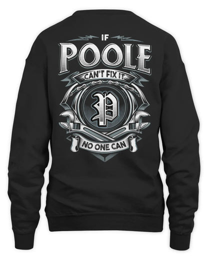 POOLE AP81-K4-626 - Personalized Ahmed Quote Apparel “If Ahmed Can't Fix It, No One Can” - Unisex Sweatshirt - Black
