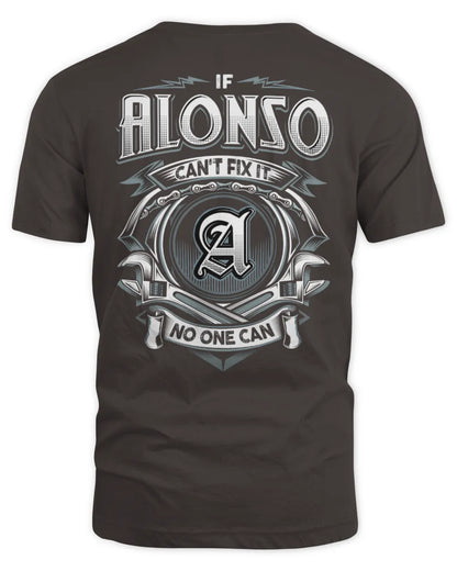 ALONSO AP81-K4-626 - Personalized Ahmed Quote Apparel “If Ahmed Can't Fix It, No One Can” - Unisex Standard T-Shirt - Dark Chocolate