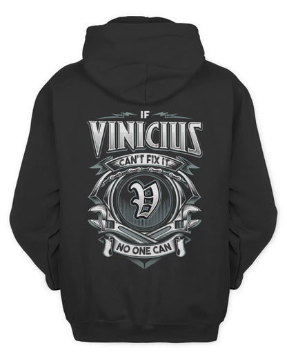 VINICIUS AP81-K4-626 - Personalized Ahmed Quote Apparel “If Ahmed Can't Fix It, No One Can” - Unisex Hoodie - Black